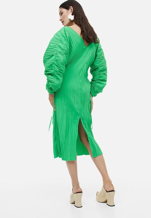 H&M - Voluminous dress - green