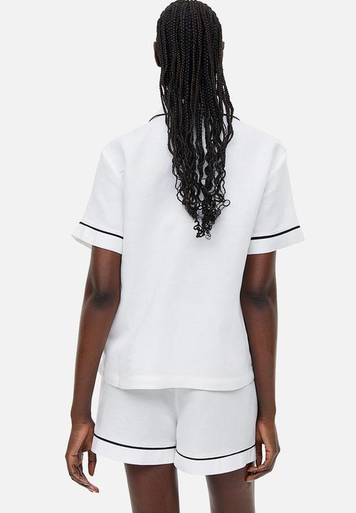 H&M - Linen-blend pyjamas - white