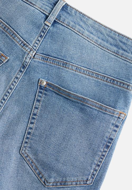 H&M - Ultra high ankle jeggings - light denim blue 