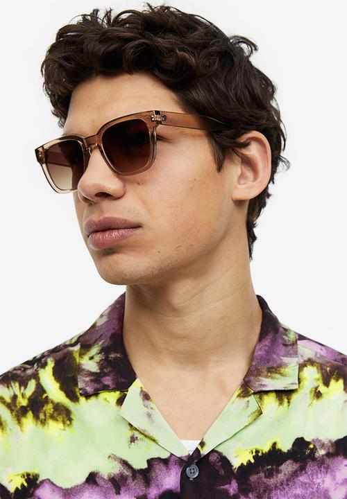 H&M - Relaxed fit patterned resort shirt - multi,purple