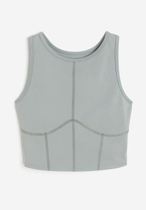 H&M - Drymove™ medium support sports bra - grey