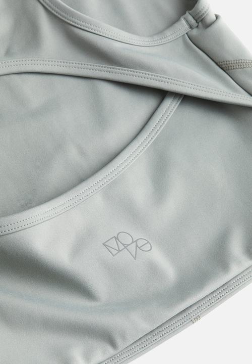 H&M - Drymove™ medium support sports bra - grey