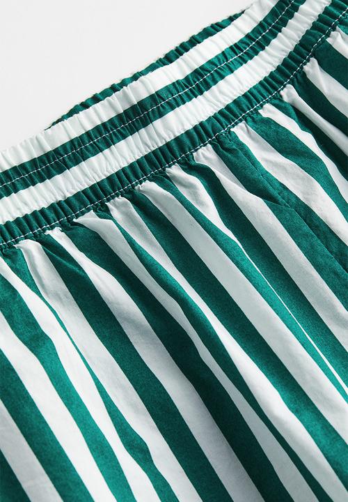 H&M - Cotton trousers - green,multi