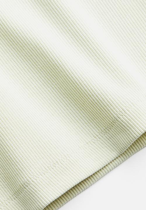 H&M - Ribbed vest top - light green