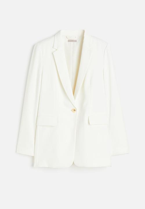 H&M - Single-breasted jacket - white
