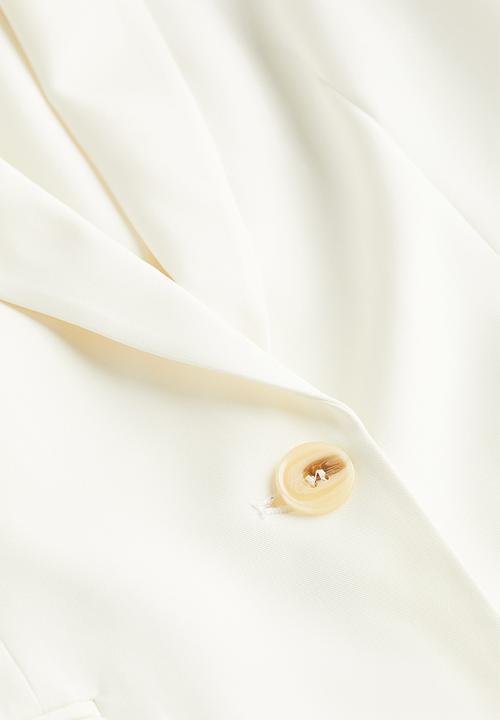 H&M - Single-breasted jacket - white