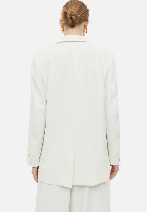 H&M - Single-breasted jacket - white
