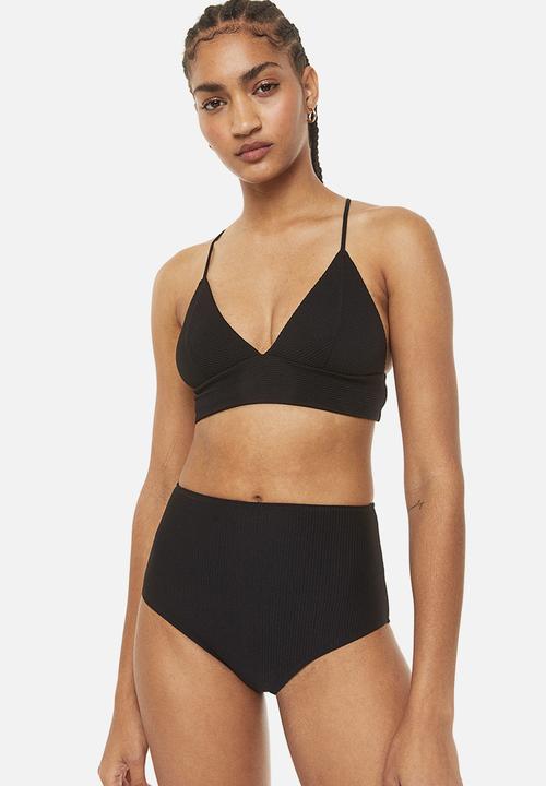 H&M - Padded bikini top - black