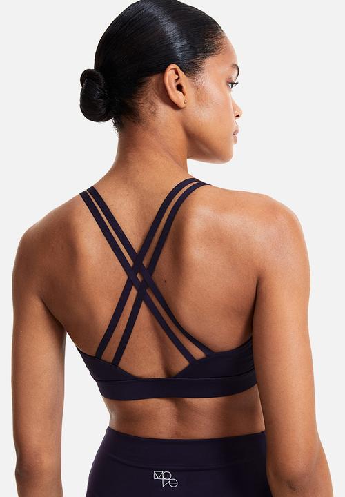 H&M - Softmove™ light support sports bra - purple