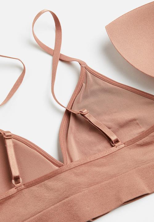 H&M - Padded bra - old rose