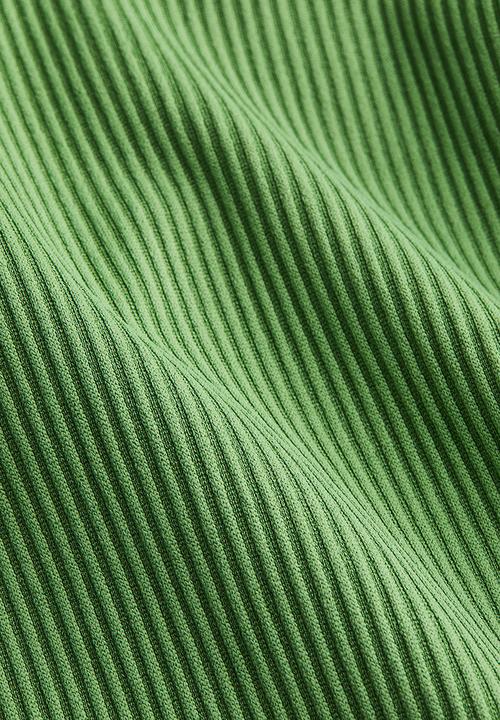 H&M - Ribbed jersey top - green