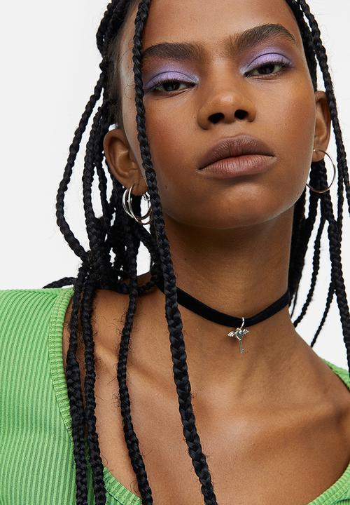 H&M - Ribbed jersey top - green