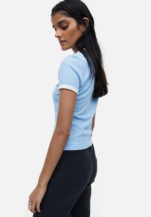 H&M - Printed T-shirt - blue
