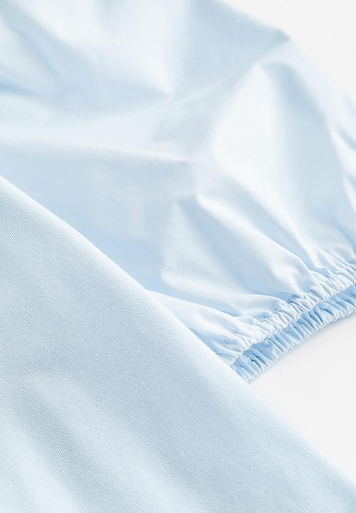 H&M - Puff-sleeved top - blue