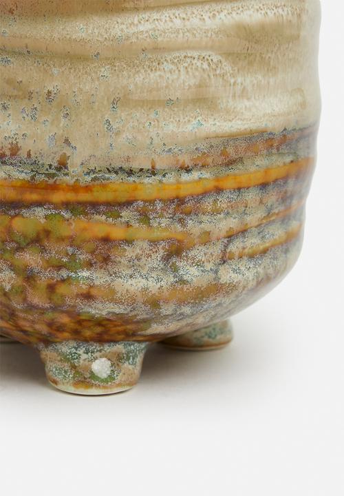 H&S - Mini porcelain flowerpot - neutral
