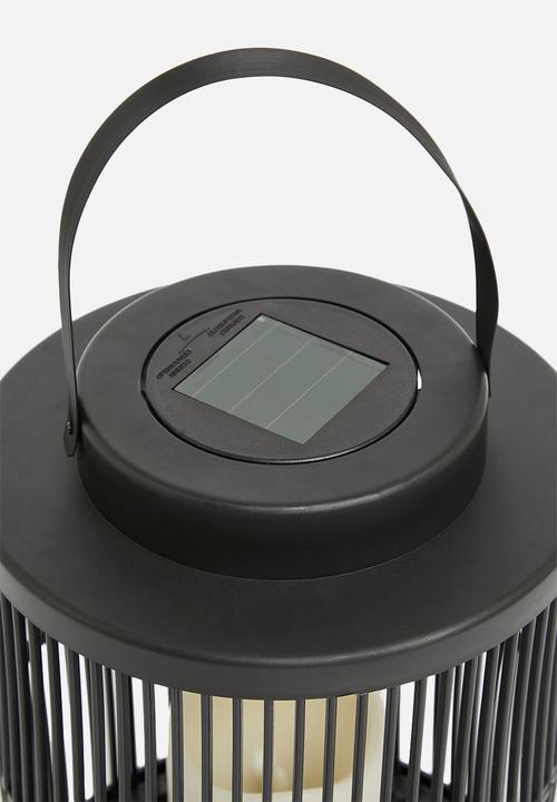 H&S - Echo solar outdoor lamp - black