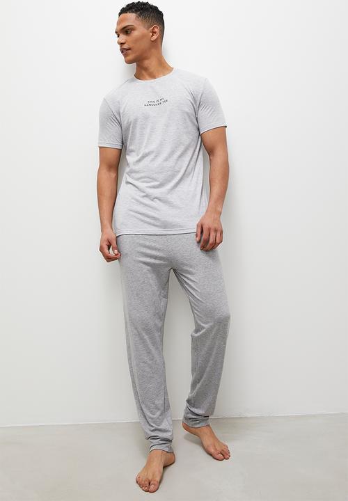 Superbalist - Hangover sleep tee - grey melange