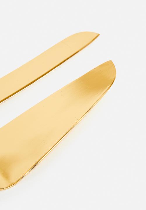 Nicolson Russell - Vintage cake server set - gold