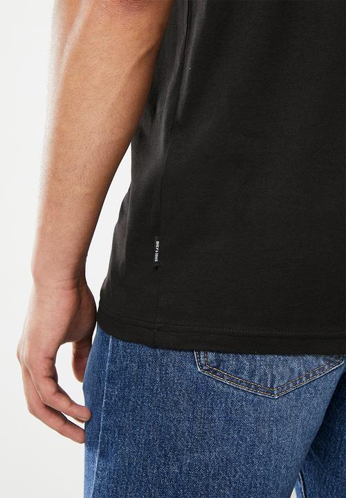 Only & Sons - Onstim life reg vastity short sleeve tee - black