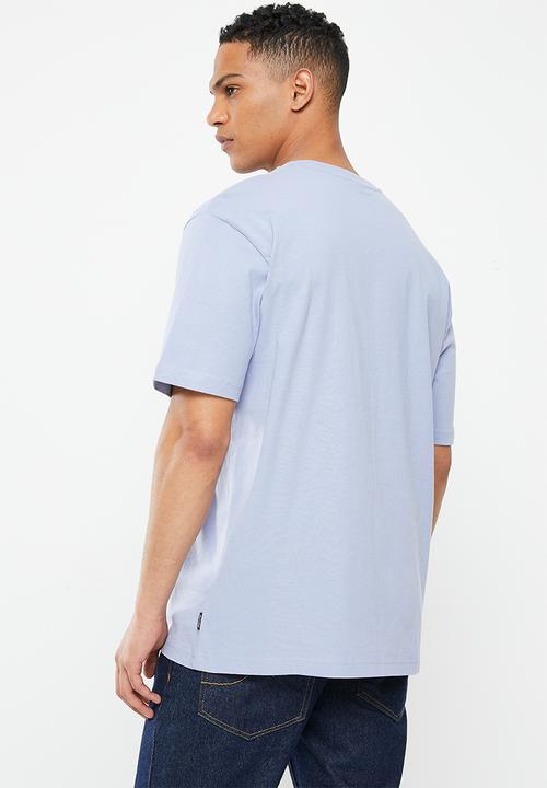 Only & Sons - Onstroy relaxed text print short sleeve tee - eventide 