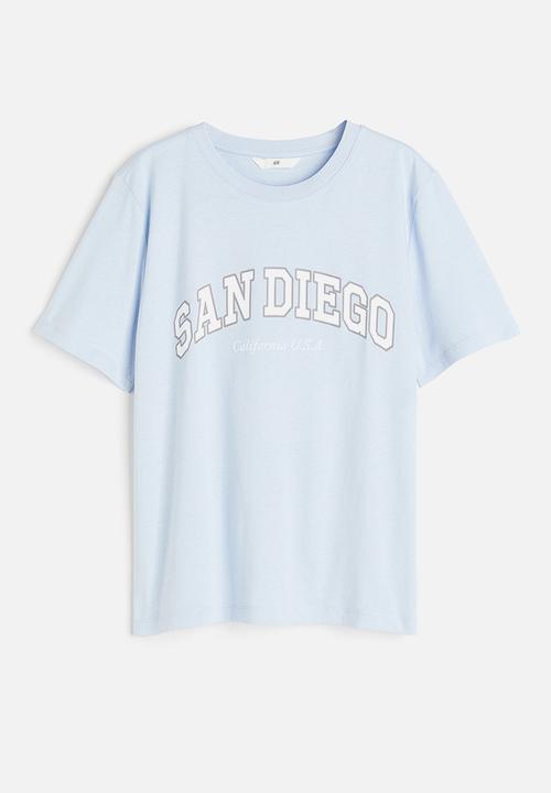 H&M - Printed T-shirt - blue