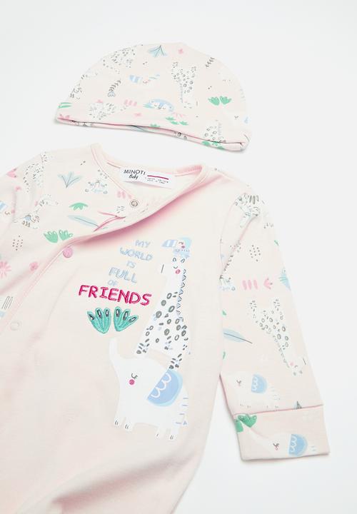 MINOTI - 2 Pack sleepsuits - pink
