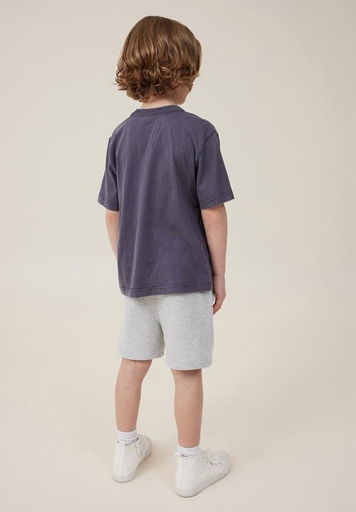 Cotton On - Henry slouch short - fog grey marle core