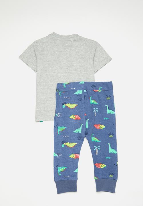 MINOTI - 2 Pack printed T-shirt & aop legging set - multi