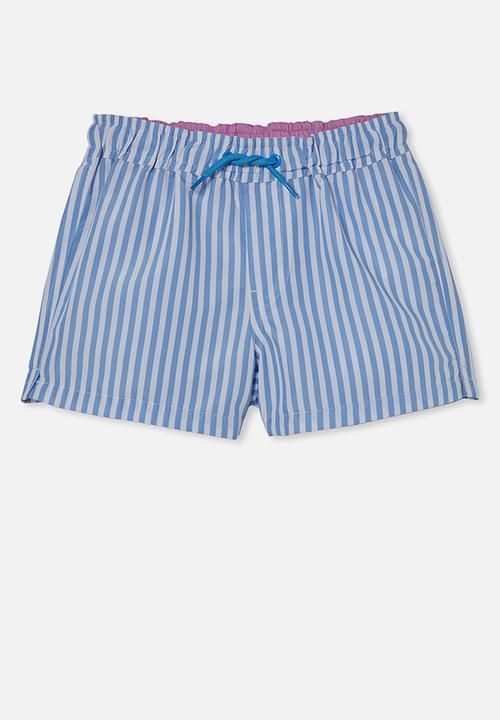 Cotton On - Bailey board short - dusk blue/white stripe