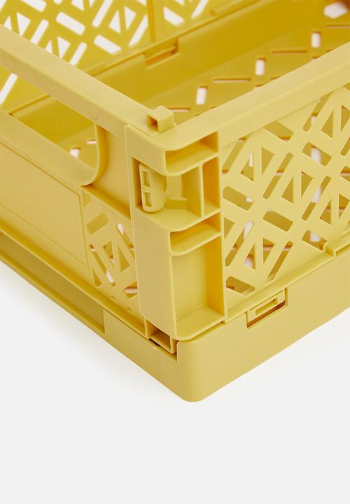 Storage Solutions - Foldable crate - yellow