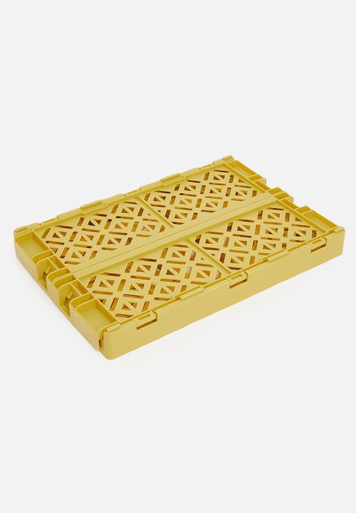 Storage Solutions - Foldable crate - yellow