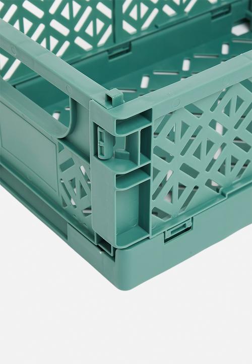 Storage Solutions - Foldable crate - green