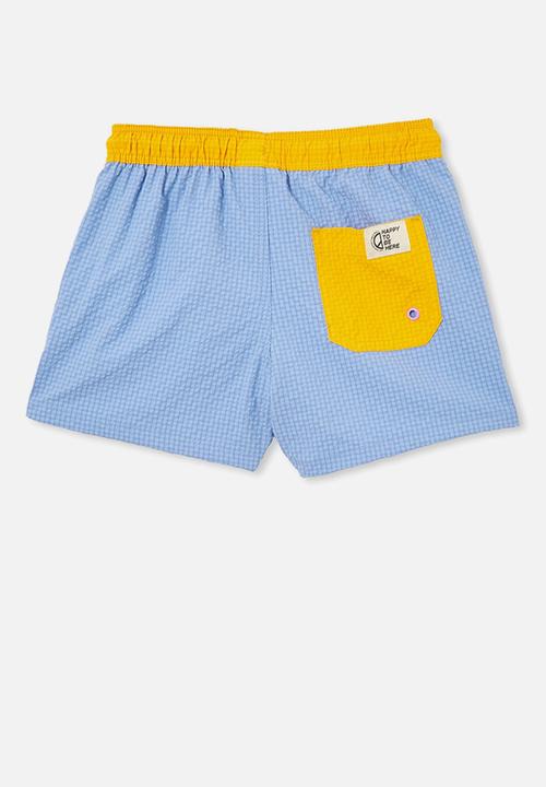 Cotton On - Bailey board short - dusk blue/chameleon wb