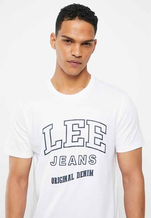 Lee  - Original denim t - white