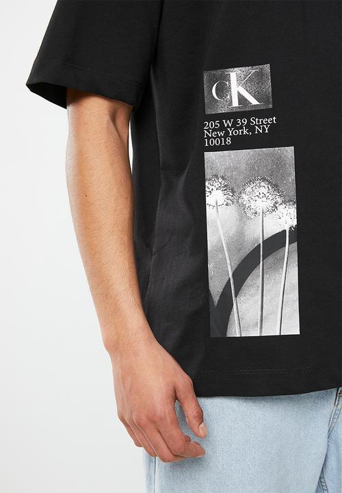 Calvin Klein - Multi landscape graphic tee - ck black