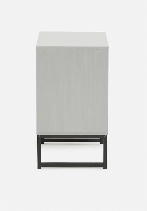 Sixth Floor - Arlo 3 drawer storage - grey