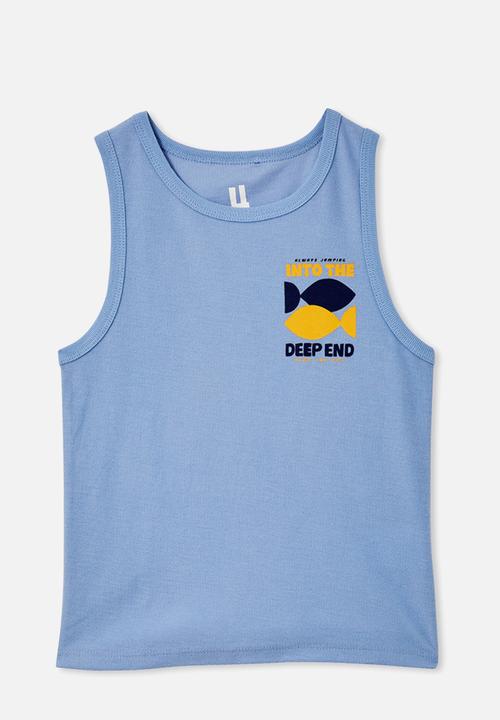 Cotton On - Olsen tank - dusk blue into the deep end