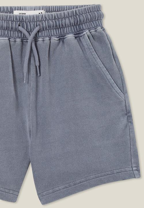 Cotton On - Henry slouch short - steel garment dye