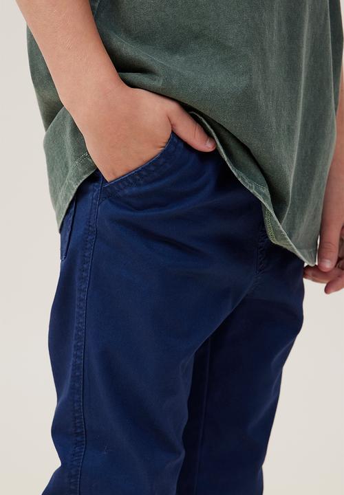 Cotton On - Will cuffed chino pant - in the navy