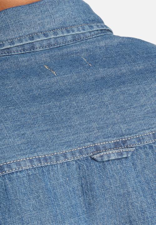 Another Influence - Long Sleeved Denim Shirt