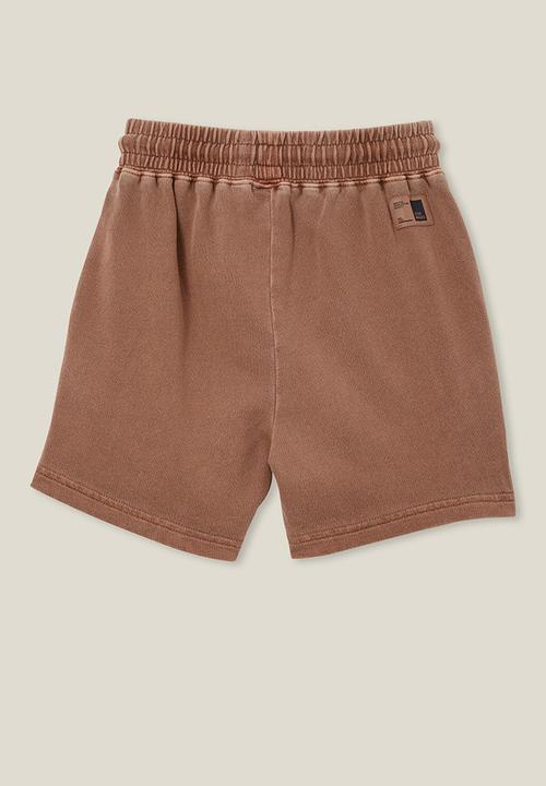 Cotton On - Henry slouch short - forest floor garment dye