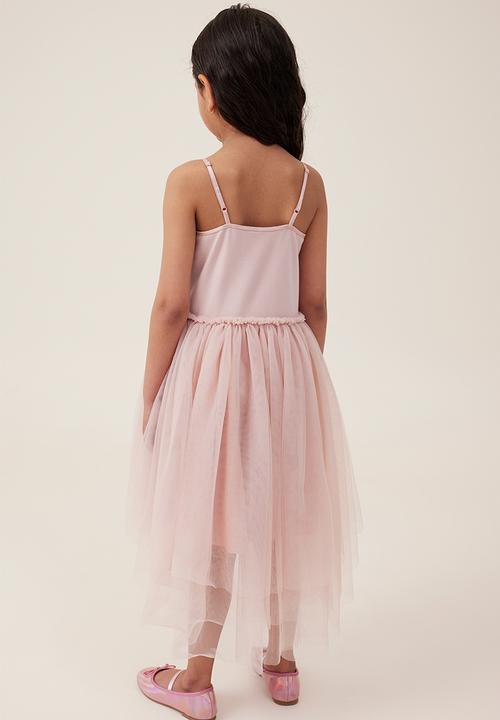 Cotton On - Iris dress up dress - dusty pink/deco shells