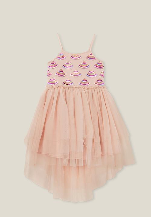 Cotton On - Iris dress up dress - dusty pink/deco shells