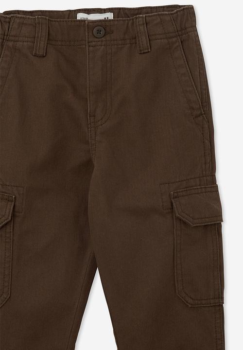 Cotton On - Cargo pant - hot choccy