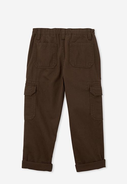 Cotton On - Cargo pant - hot choccy