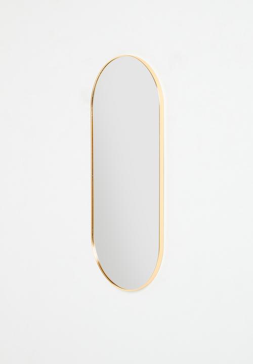 H&S - Freya Oval Mirror - Gold