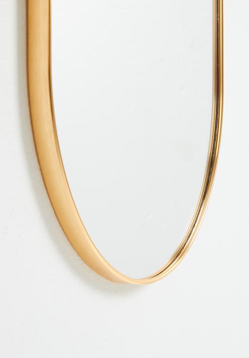H&S - Freya Oval Mirror - Gold