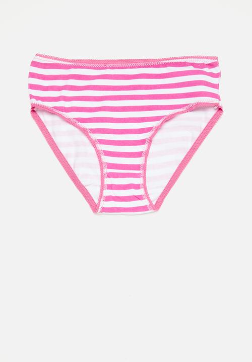 MINOTI - Girls aop hearts 3 pack knickers - multi 