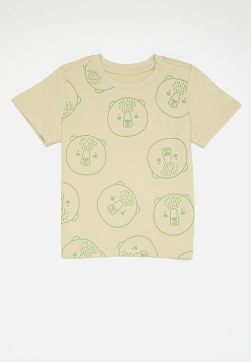 Pop Candy - 2 Pack tee - stone / sage