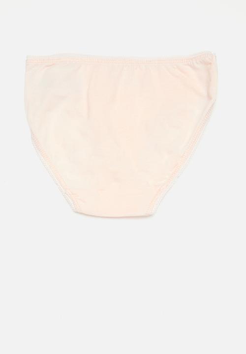 MINOTI - Girls rainbow aop 3 pack knickers - multi 